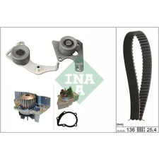 Schaeffler INA Vízpumpa + fogasszíj készlet 530 0096 31 autóalkatrész
