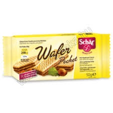 Schar gluténmentes WAFER pocket mogyorós ostya 50g gluténmentes termék