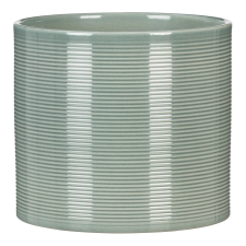Scheurich kaspó 828 14 cm átmérő x 13 cm zsályazöld kerti tárolás