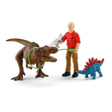 Schleich 41465 A Tyrannosaurus Rex támadása játékfigura
