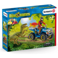 Schleich 41466 Menekülés quaddal a velociraptor elől játékszett - Dinoszauruszok játékfigura