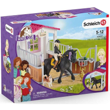 Schleich 42437 Istálló Torival és fríz lovával játékfigura