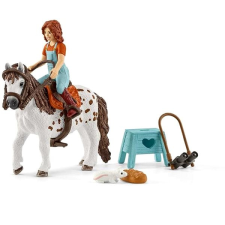 Schleich 42518 Horse Club Mia & Spotty játékfigura
