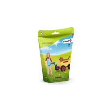 Schleich 42543 Kirándulás kézikocsival játékszett - Farm World játékfigura