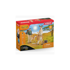 Schleich 42550 Hátizsákos kaland játékszett - Wild Life játékfigura