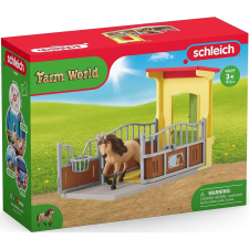 Schleich 42609 Istálló izlandi pónival játékfigura