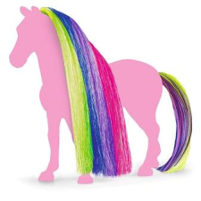 Schleich 42654 Szivárvány farok és sörény kiegészítők bemutató lovakhoz játékfigura