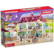 Schleich 42706 Hannah családi háza lovardával és lovakkal játékfigura