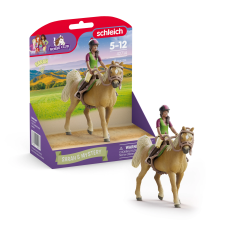 Schleich 42714 Horse Club Sarah & Mystery figura (42714) játékfigura
