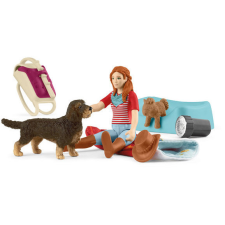 Schleich 42748 Horse Club pizsamaparti Hannah-val játékfigura