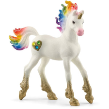 Schleich 70727 Szívecskés szivárványos egyszarvú csikó játékfigura