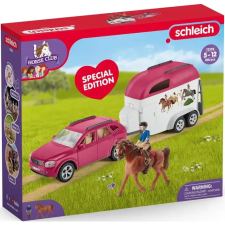 Schleich 72223 Lószállító autó Holstein lóval játékfigura