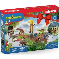 Schleich 98984 Karácsony - Adventi kalendárium, naptár - Dinoszauruszok játékfigura