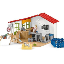 Schleich Állatorvosi rendelő háziállatokkal (42502) játékfigura