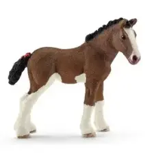  Schleich Clydesdale csikó játékfigura