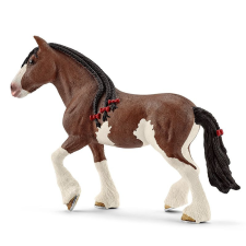 Schleich Farm World 13809 Clydesdale kanca játékfigura