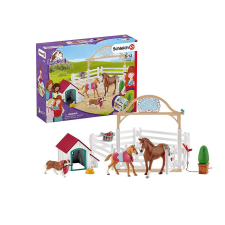 Schleich Hannah lovas klubja Rubyval játékfigura