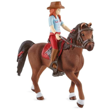 Schleich Horse Club 42539 Hannah & Cayenne játékfigura