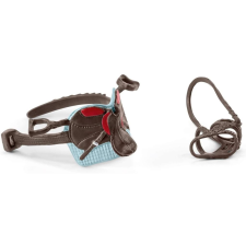 Schleich Horse Club Hannah & Cayenne nyereg és kantárszerszám (42489) (sch42489) játékfigura