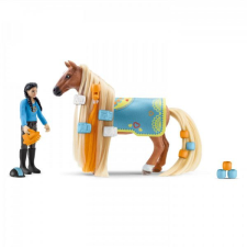 Schleich Horse Club: Kezdő készlet - Kim és Caramelo 42585 játékfigura