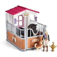 Schleich Horse Club lovas box játékszett Tori és Princess figurákkal (4055744023088) játékfigura