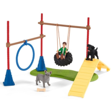 Schleich : kutyás ügyességi edzés 42536 játékfigura