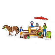 Schleich mobil piaci stand (42528) játékfigura