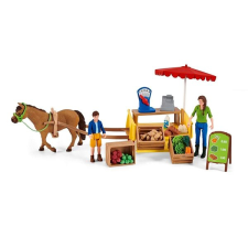Schleich Mobil piaci stand 42528 játékfigura