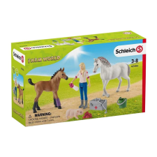  Schleich Orvoslátogatás kancánál és csikóknál (81244) játékfigura