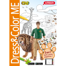  Schleich wild life (Dress & color ME A4) idegen nyelvű könyv