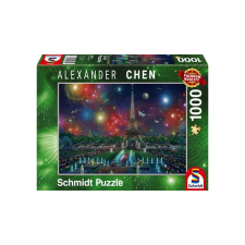 Schmidt 1000 db-os puzzle - Fireworks at the Eiffel Tower (59651) puzzle, kirakós