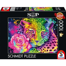 Schmidt 1000 db-os puzzle - Neon Rainbow Leopard, Sheena Pike puzzle, kirakós