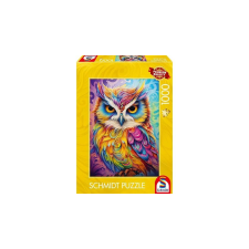 Schmidt 1000 db-os puzzle - Owl in parrot dress (59782) puzzle, kirakós