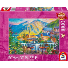 Schmidt 1000 db-os puzzle - Scenic Hallstatt (59766) puzzle, kirakós