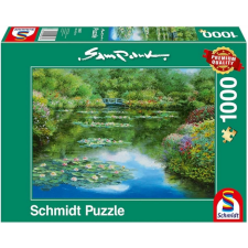 Schmidt 1000 db-os puzzle - Water Lily pond, Sam Park (59657) puzzle, kirakós