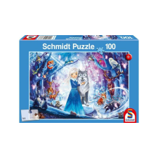 Schmidt 100 db-os puzzle - A princess in the snowy forest (56386) puzzle, kirakós