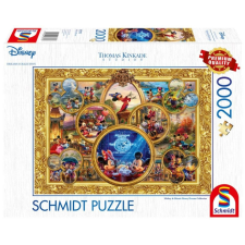 Schmidt 2000 db-os puzzle - Disney Dreams Collection - Mickey and Minnie - Thomas Kinkade (57371) puzzle, kirakós