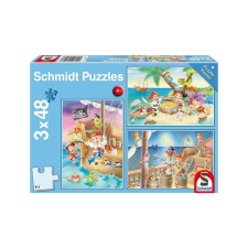 Schmidt 3 x 48 db-os puzzle - Gang of Pirates (56223) puzzle, kirakós