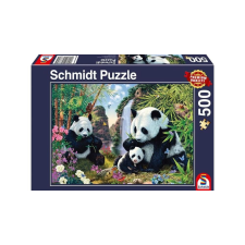 Schmidt 500 db-os puzzle - Panda Family (57380) puzzle, kirakós