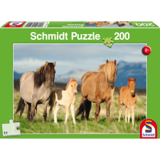 Schmidt 56199 Ló család 200db-os puzzle puzzle, kirakós