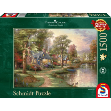 Schmidt 57452 Hometown Lake 1500db-os puzzle puzzle, kirakós