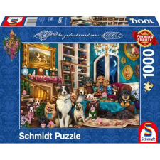 Schmidt Buli a könyvtárban 1000db-os puzzle (59988) (SCH59988) puzzle, kirakós