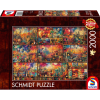 Schmidt Kellemes időtöltés - Utazás könyvekkel és borral 2000 darabos puzzle (59745)