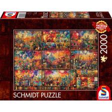 Schmidt Kellemes időtöltés - Utazás könyvekkel és borral 2000 darabos puzzle (59745) puzzle, kirakós
