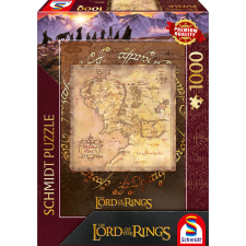 Schmidt Lord of the Rings - Középfölde 1000 darabos puzzle (58551) puzzle, kirakós