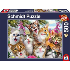 Schmidt Macska szelfi, 500 db-os puzzle (58391) (SC58391) puzzle, kirakós
