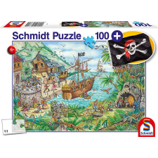 Schmidt Pirate cove (pirate flag) 100db-os puzzle (56330) (18904-184) (18904-184) puzzle, kirakós