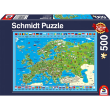 Schmidt Puzzle 500 db-os - Fedezzük fel Európát! - Schmidt 58373 puzzle, kirakós