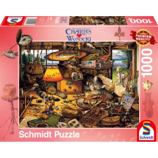 Schmidt Puzzle játék 1000 darabos Charles Wysocki Max in the Adirondacks Mountains puzzle, kirakós