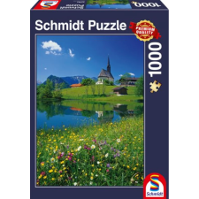 Schmidt Puzzle játék 1000 darabos Inzell Einsiedlhof és a Szent Miklós Barátok templom puzzle, kirakós